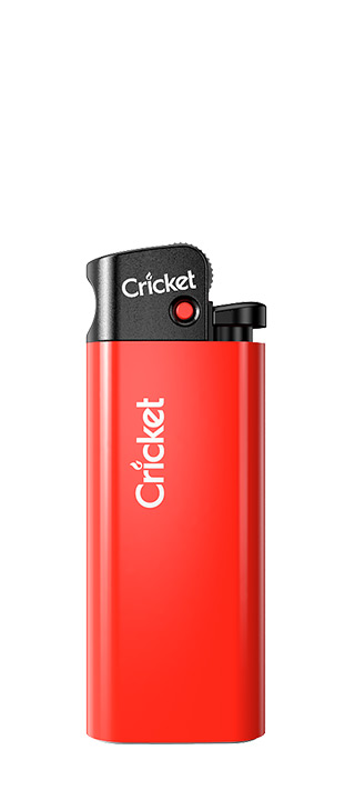 Red flint mini Cricket lighter