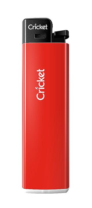 Red flint giant Cricket lighter