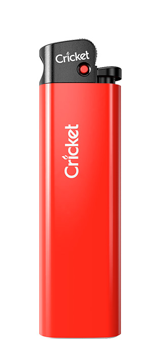 Red flint original Cricket lighter