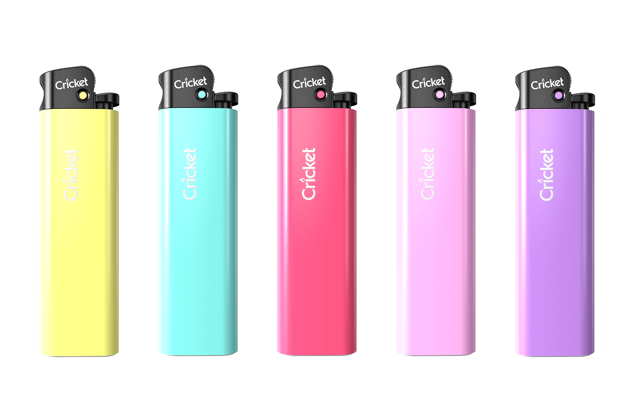 Cricket Flint Original is our most classic and beloved lighter. It has a slim body equipped with child proof spark wheel. Check out our pastel colors.