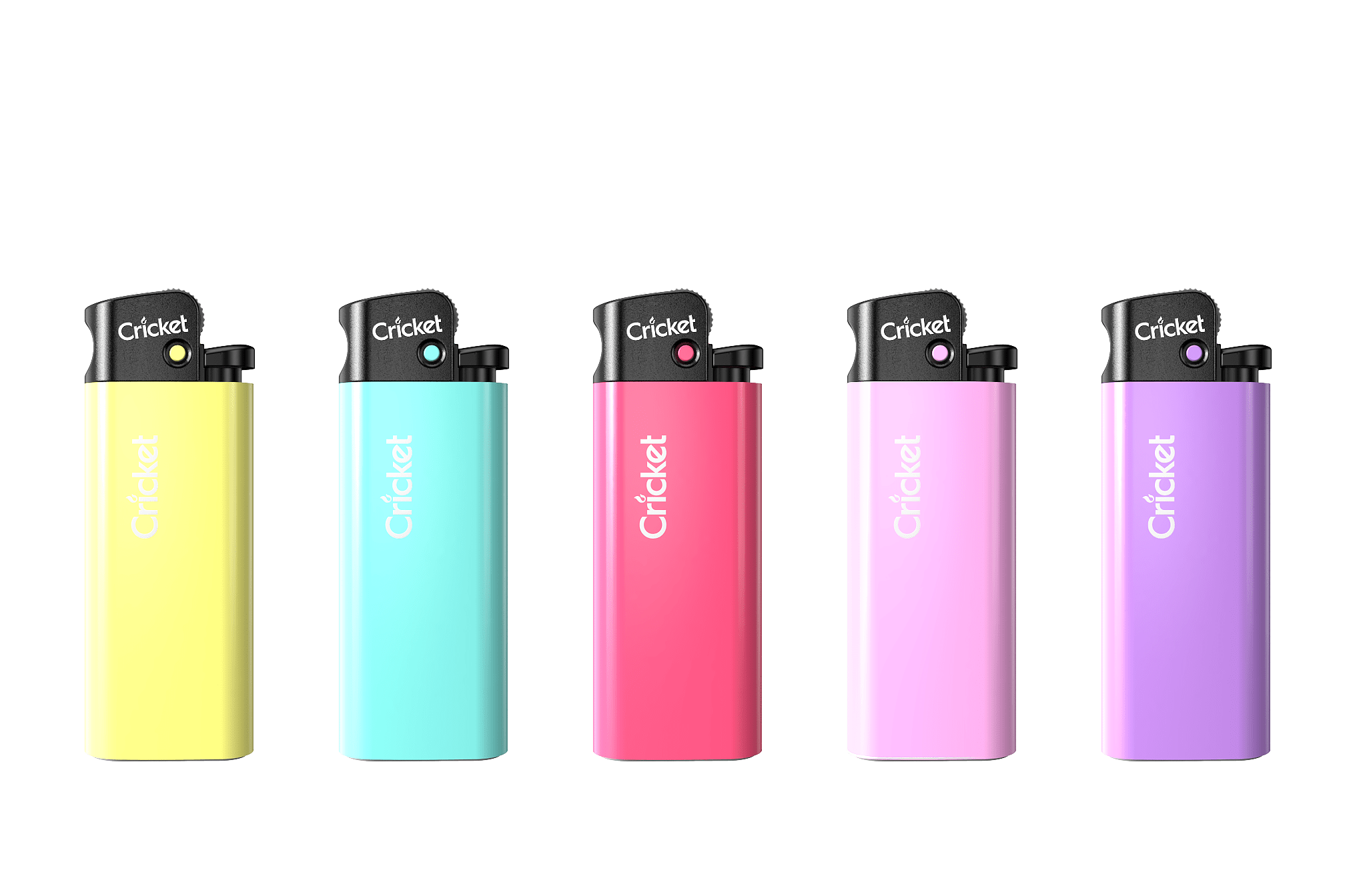 Cricket Flint Mini is our smallest pocket lighter. It is perfect fit in your pocket. Easy and comfortable to use. Check out our pastel color selections.