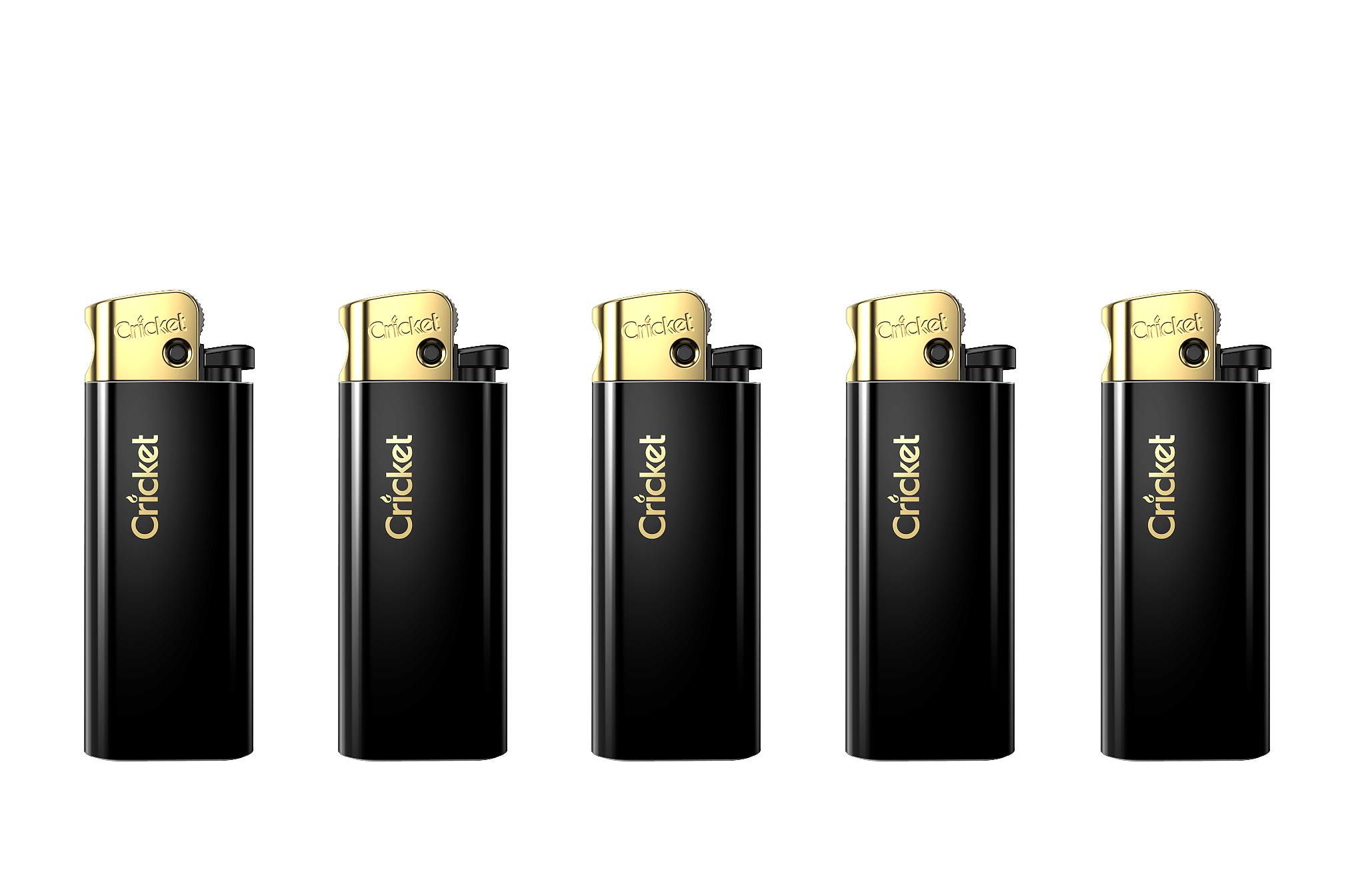 The black and gold mini lighter is a great addition for those who like to be out on adventures and want to travel light.