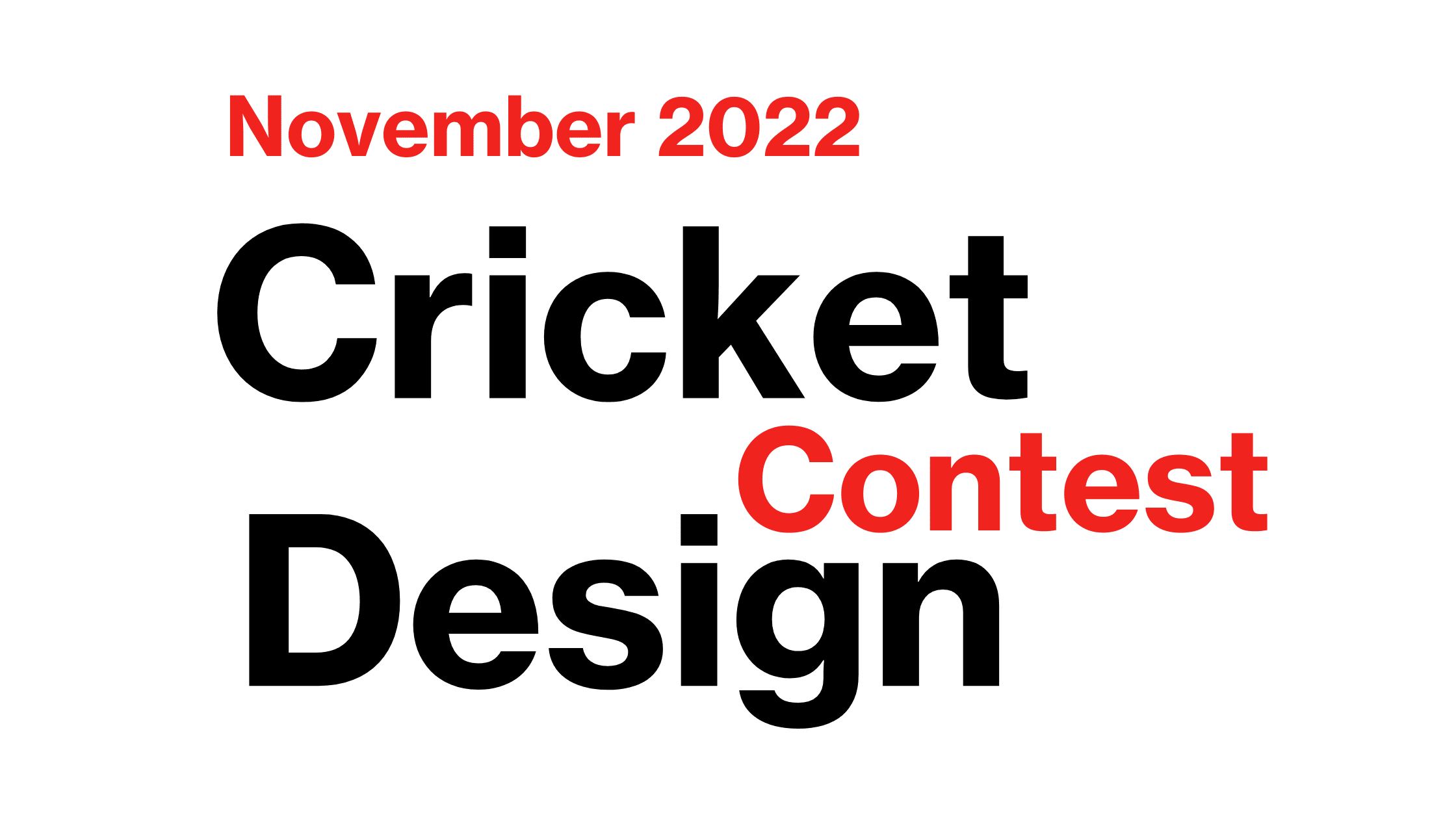 Cricket design contest 2022