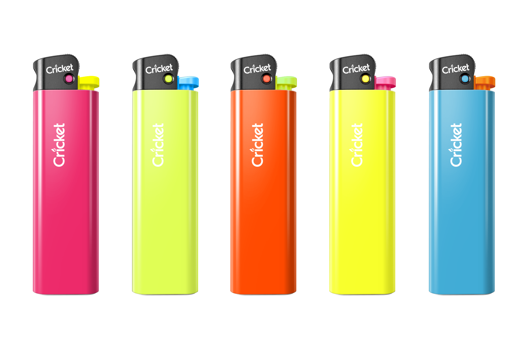 Cricket Flint Original is our most classic and beloved lighter. It has a slim body equipped with child proof spark wheel. Check out our fluo colors.