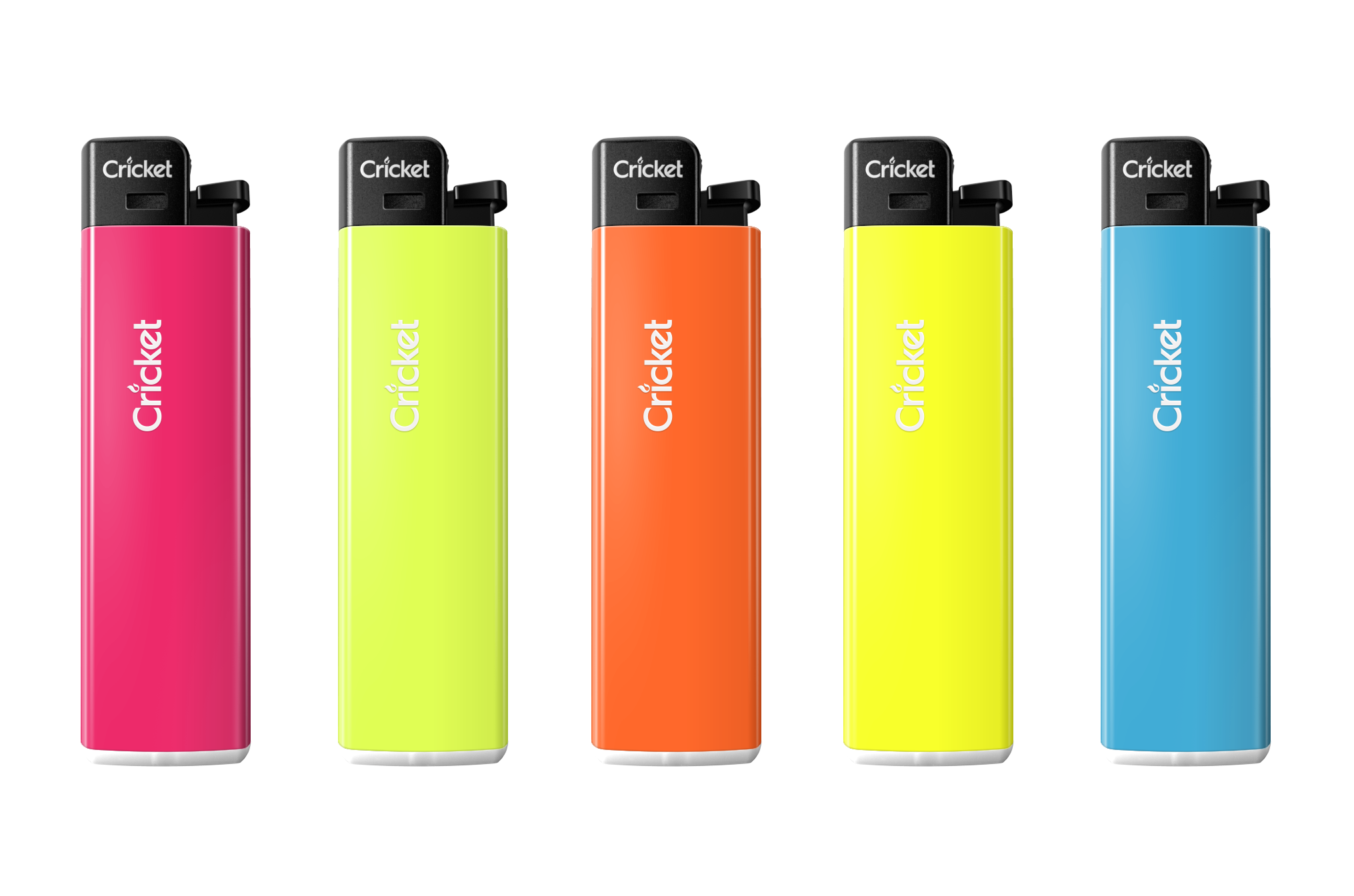 Cricket Flint Giant is our biggest pocket lighter. It has more gas and equipped with a child proof spark wheel. Check out our fluo color selections.