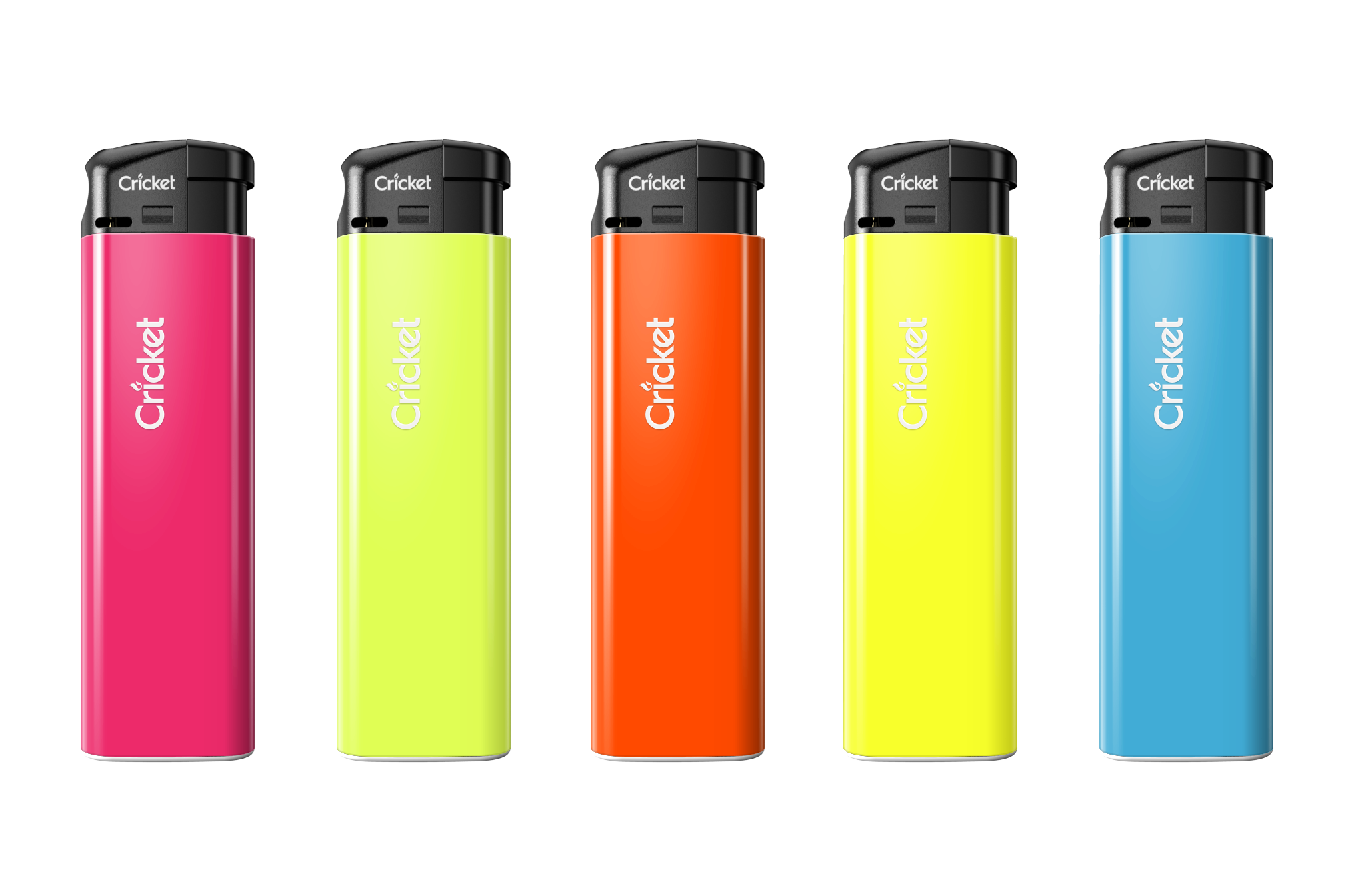 Electronic lighter in a bright finish. A great addition for camping and adventures. The long lasting electronic lighter with a fluorescent finish. 