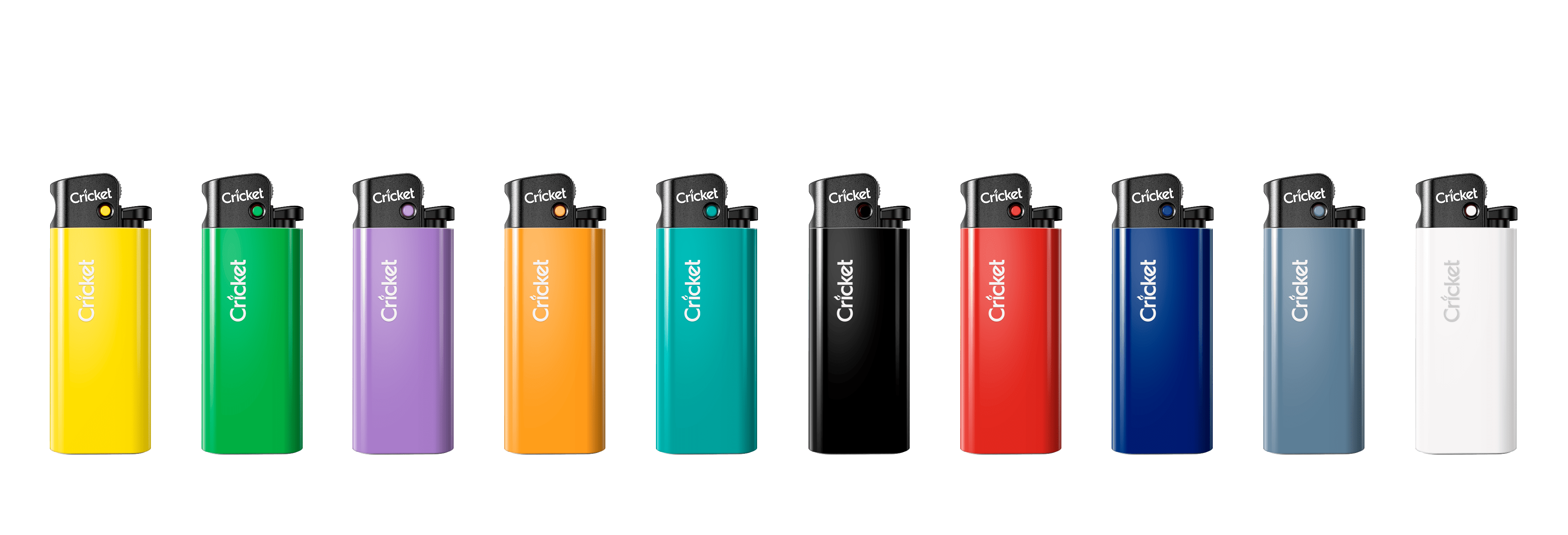 Cricket Flint Mini is our smallest pocket lighter. It is perfect fit in your pocket. Easy and comfortable to use. Check out our fluo color selections.