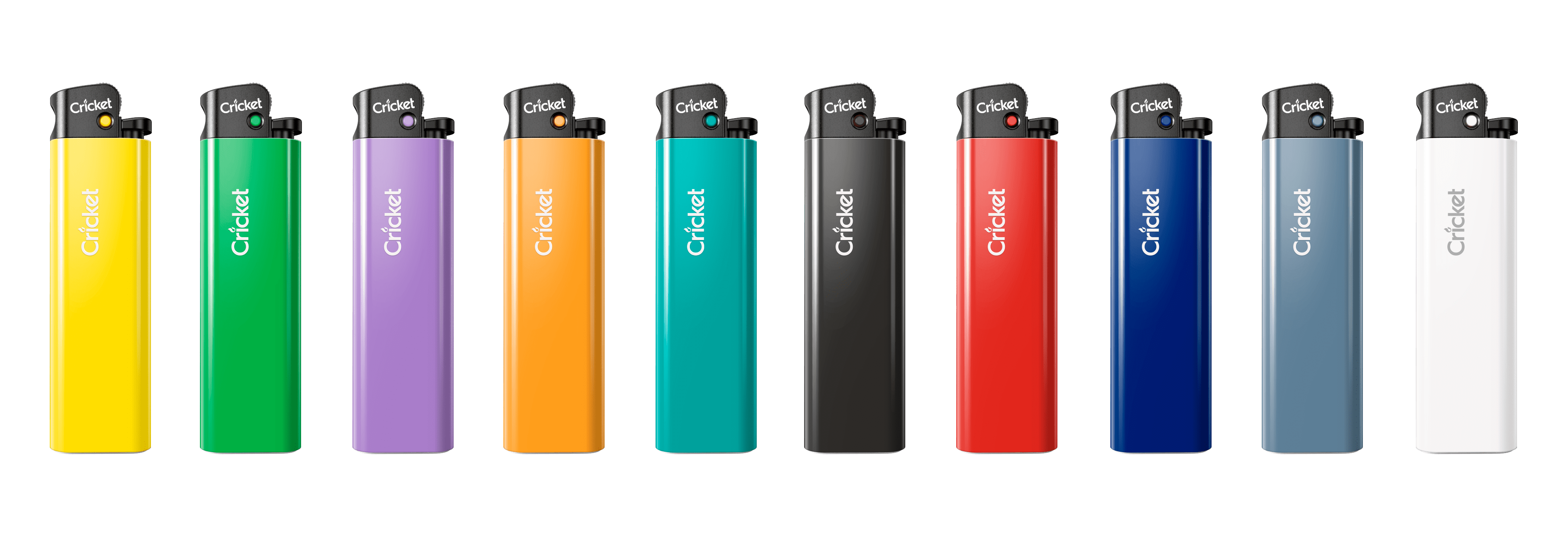 Cricket Flint Original is our most classic and beloved lighter. It has a slim body equipped with child proof spark wheel. Check out our essential colors.