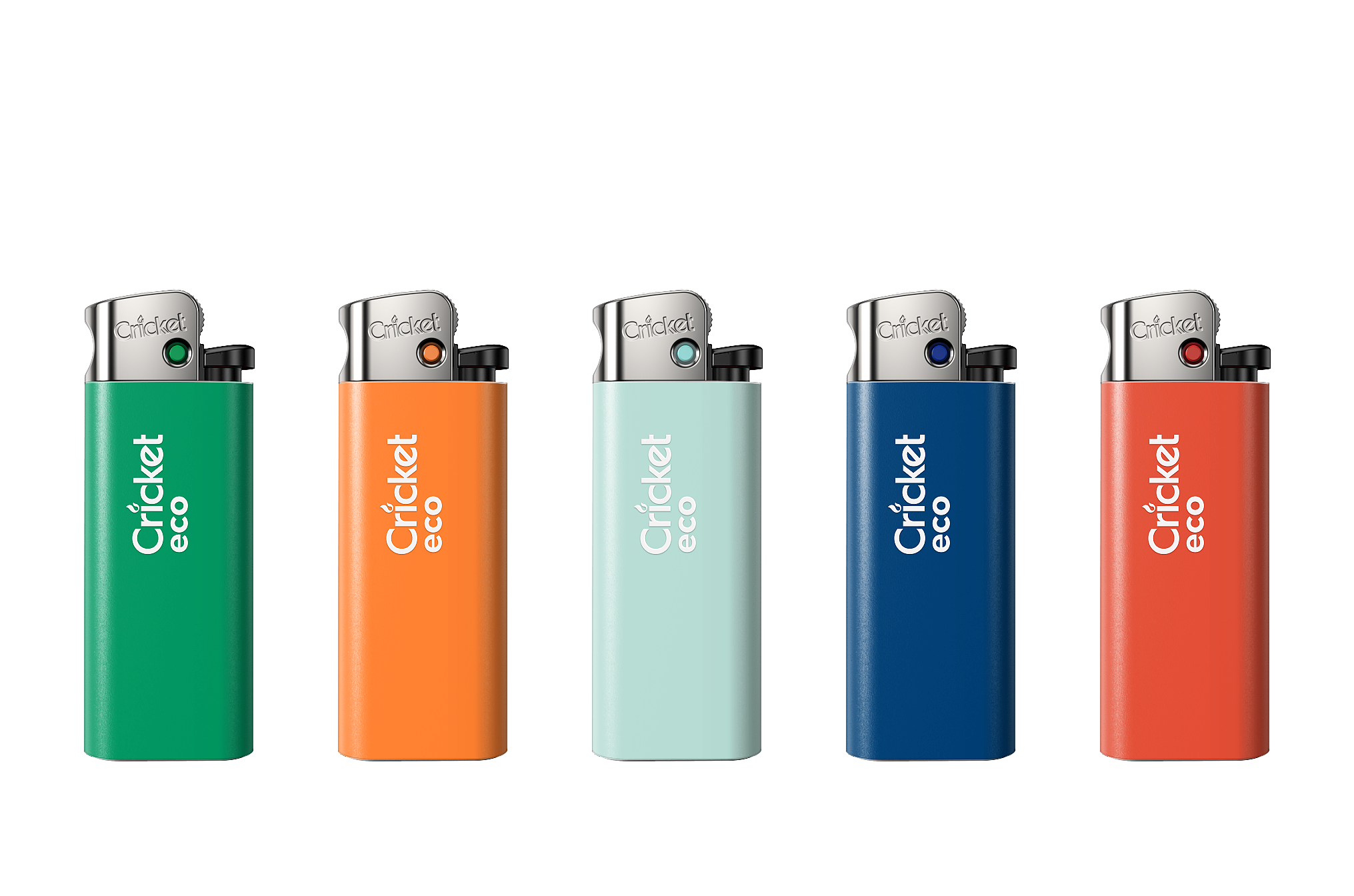 Cricket Flint Mini Eco is our smallest recycled nylon pocket lighter. It is perfect fit in your pocket. Easy and comfortable to use. 